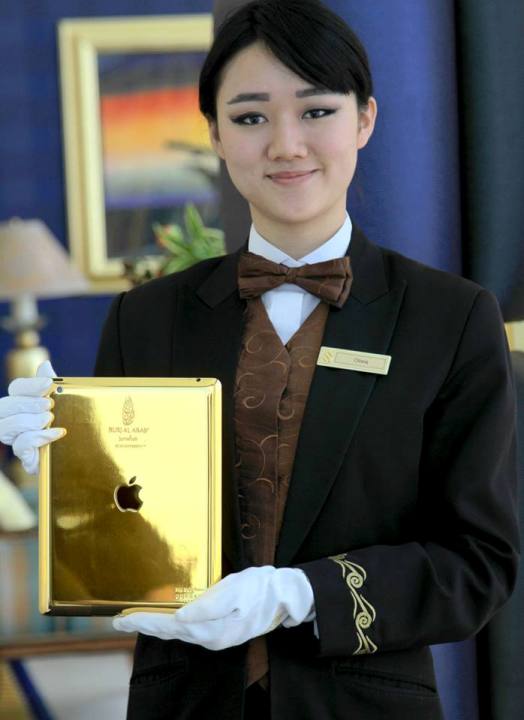 Gold iPads for Burj Al Arab guests